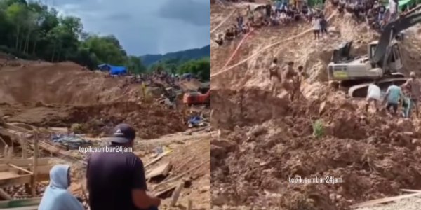 Korban Insiden Longsor di Tambang Emas Sijunjung Sumbar: 3 Penambang Selamat, 9 Orang Tewas