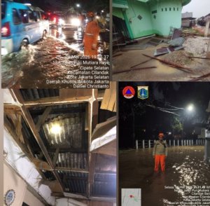 Jakarta, Tangerang, dan Kalsel Ambruk dalam Sehari: 40 Rumah Rusak, Banjir Setinggi 110 Cm, dan Ribuan Jiwa Mengungsi