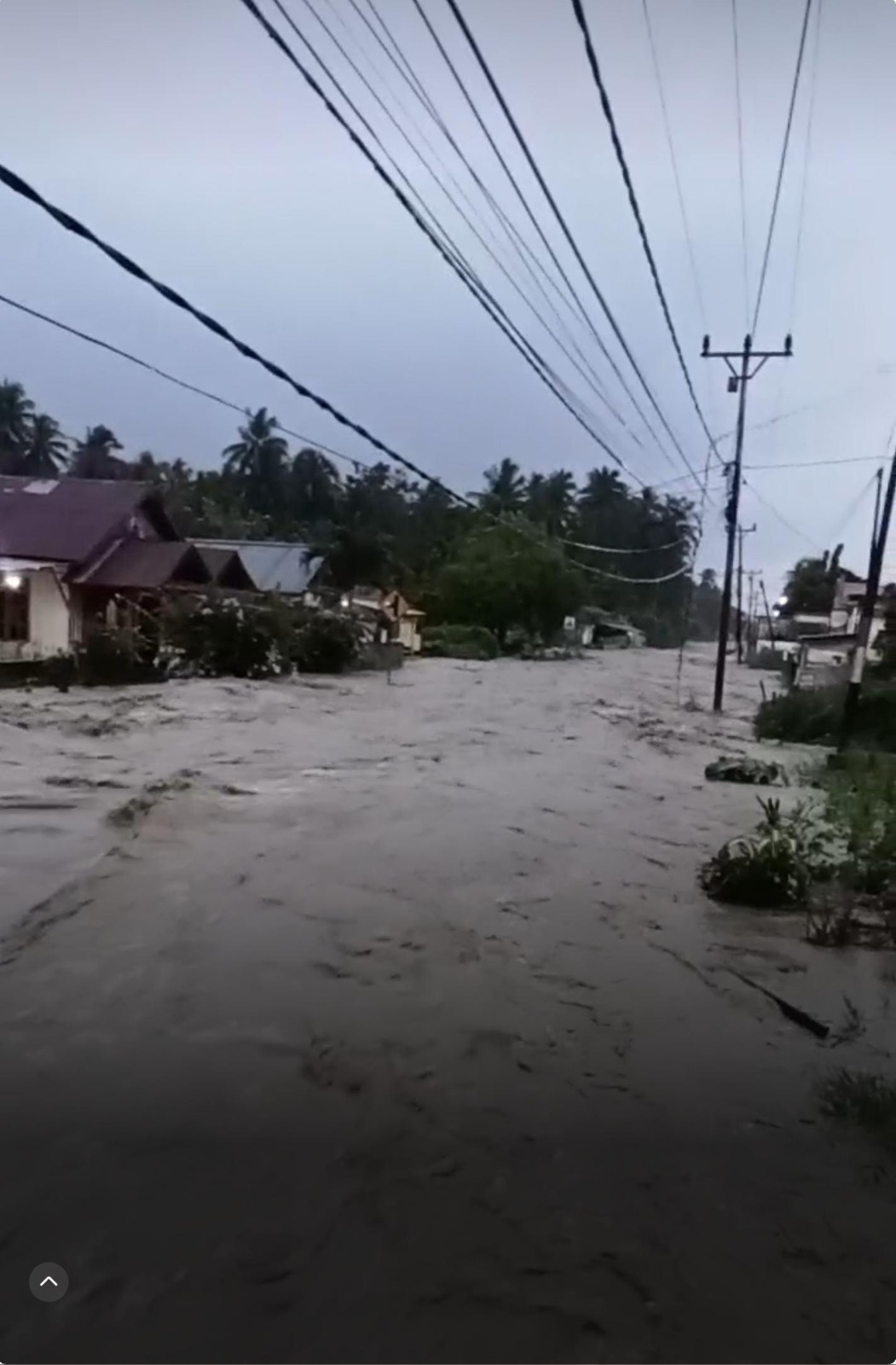 Kondisi terkini wilayah terdampak banjir di Desa Betalemba, Kecamatan Poso Pesisir Selatan, Kabupaten Poso, Provinsi Sulawesi Tengah. Genangan air dilaporkan telah surut pada Sabtu (30/5). Sumber: BPBD Kabupaten Poso.