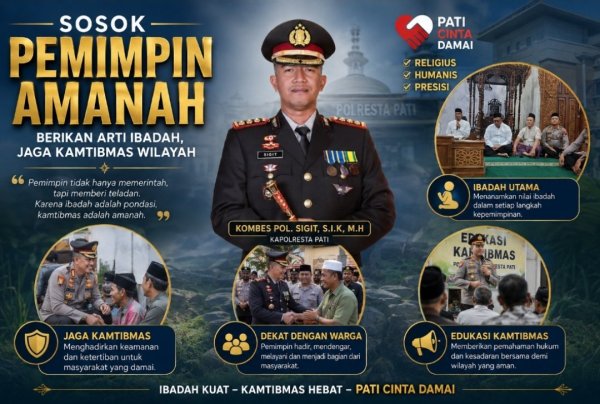 Perkuat Gerakan Jaga Kamtibmas, Sosok Pemimpin Amanah dan merakyat