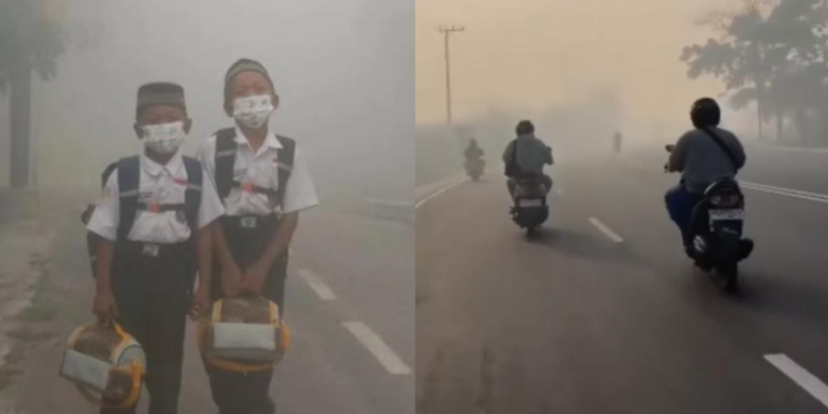 Dampak Asap Karhutla Masih Bayangi Warga di Kalimantan: Sekolah Diliburkan, Kasus ISPA Melanda