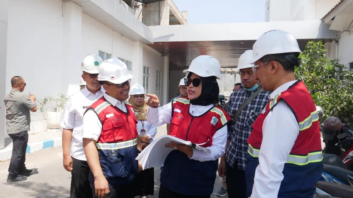 Pastikan APBD Tepat Sasaran, Wakli Bupati Sidoarjo Sidak Proyek RSUD Sidoarjo